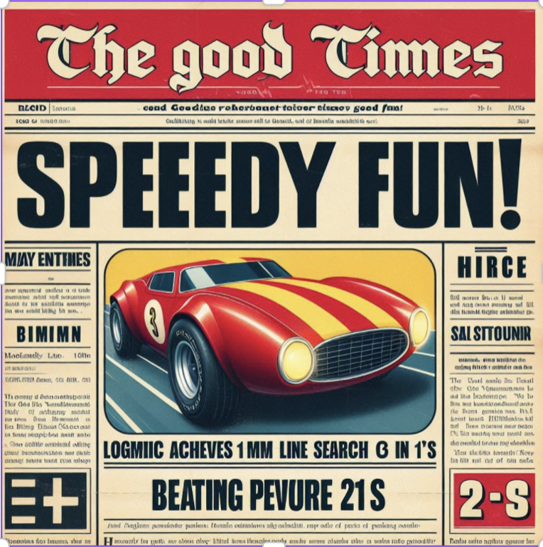 Speedy Fun... Almost